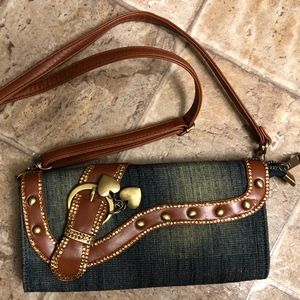 Ajidou Small CrossBody Denium Purse